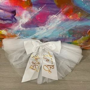 Bride To Be Booty Veil One Size